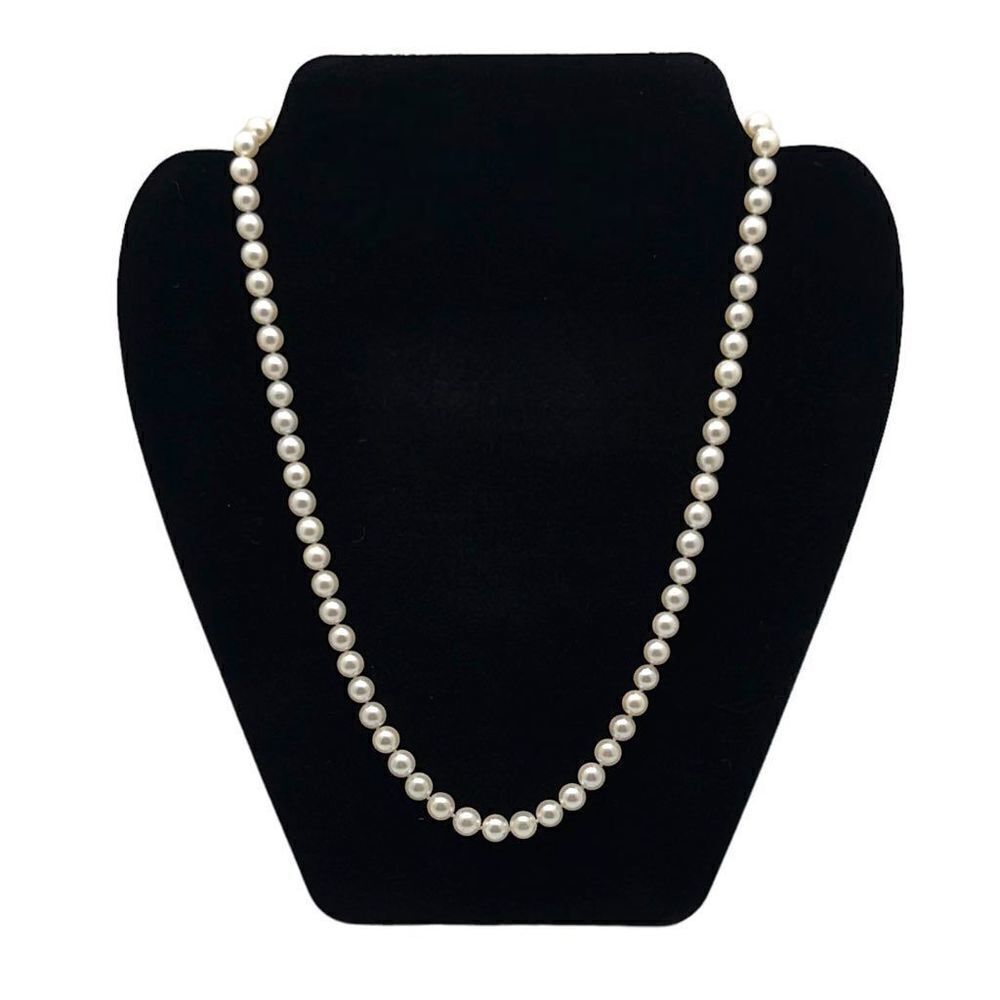 Finest Quality 14kg Hand Knotted Pearl Strand Necklace 17”